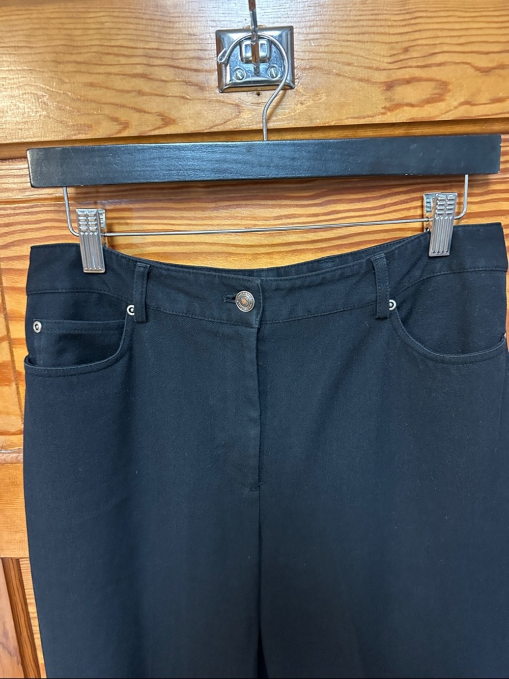 Rafaella Black Pull-On Pants - Picture 6 of 9
